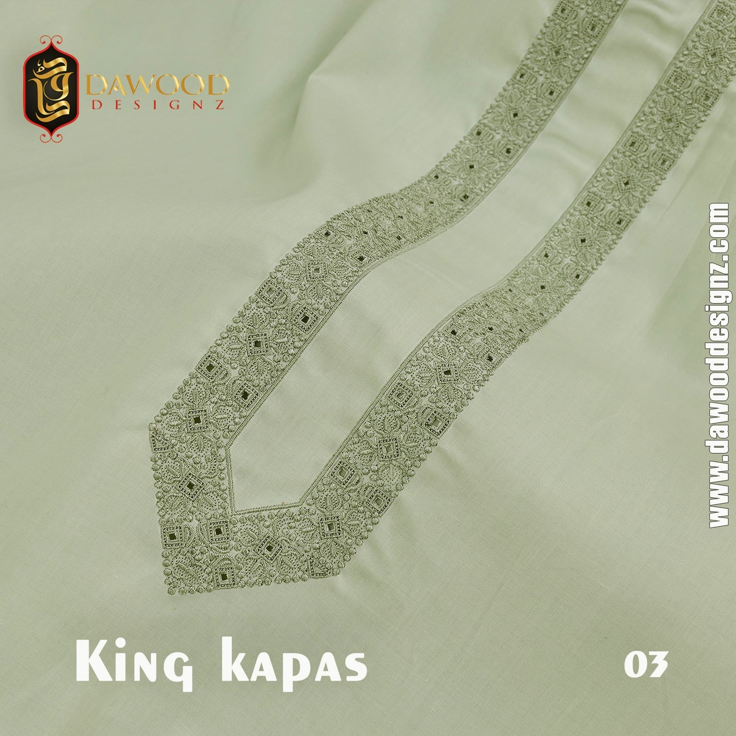 King Kapas Embroidered Cotton