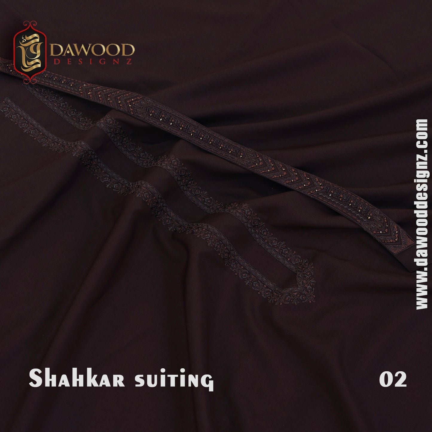 Shahkar Suiting (Summers Embroidered Wash Wear) D#2