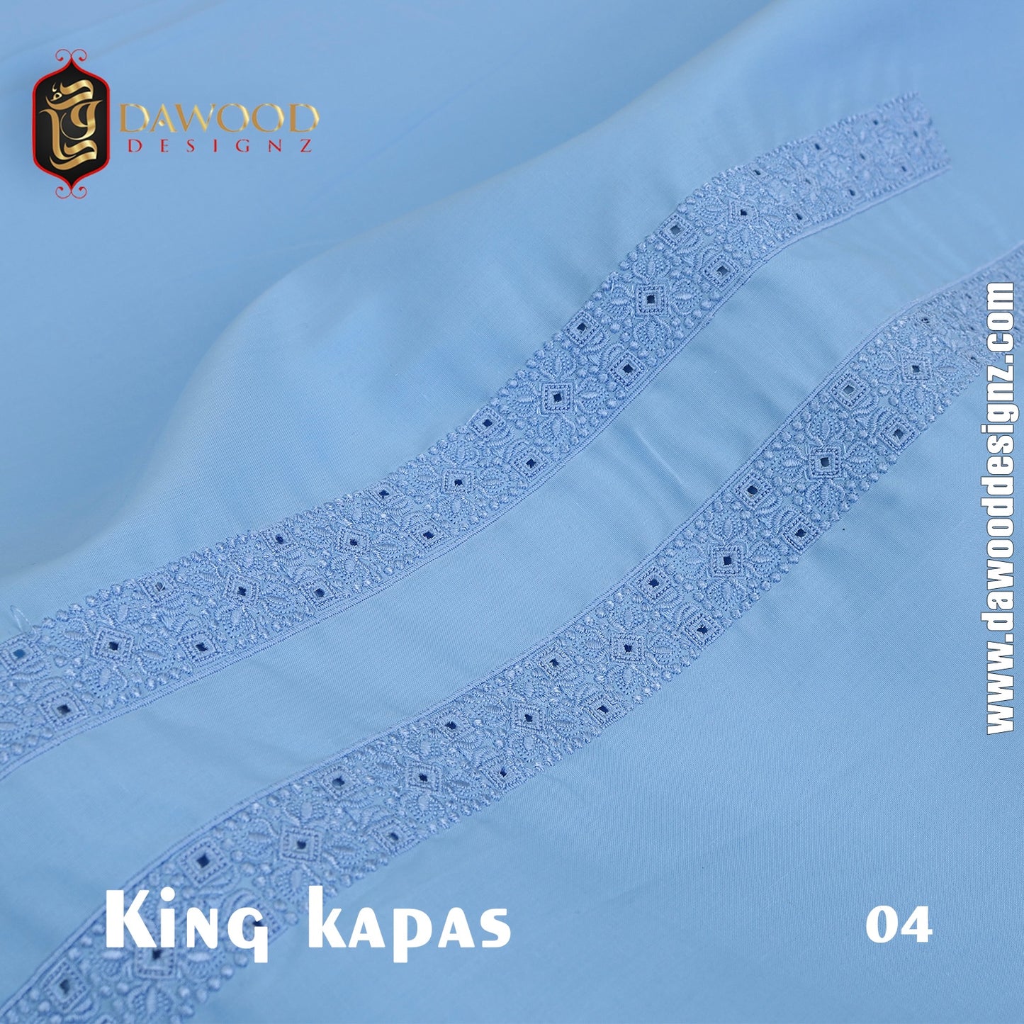 King Kapas Embroidered Cotton