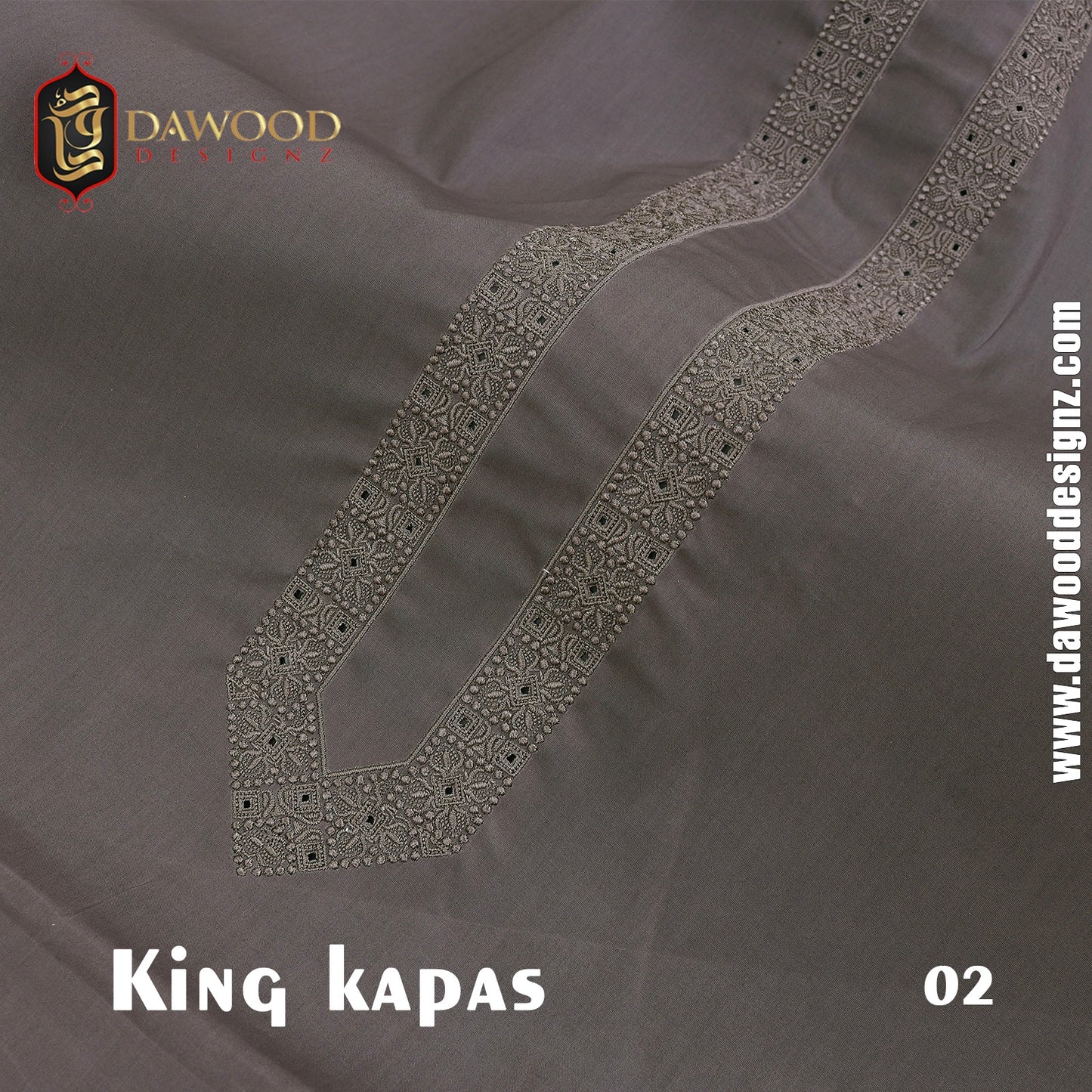 King Kapas Embroidered Cotton