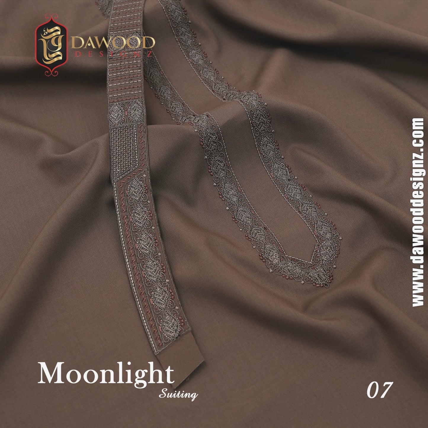 Moonlight Suiting (Summers Wash Wear Embroidered)