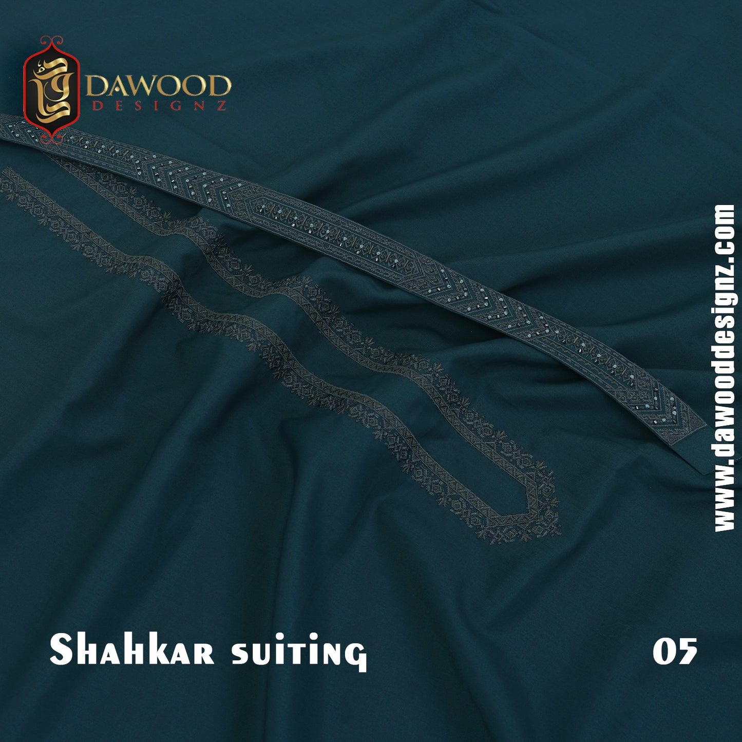 Shahkar Suiting (Summers Embroidered Wash Wear) D#2