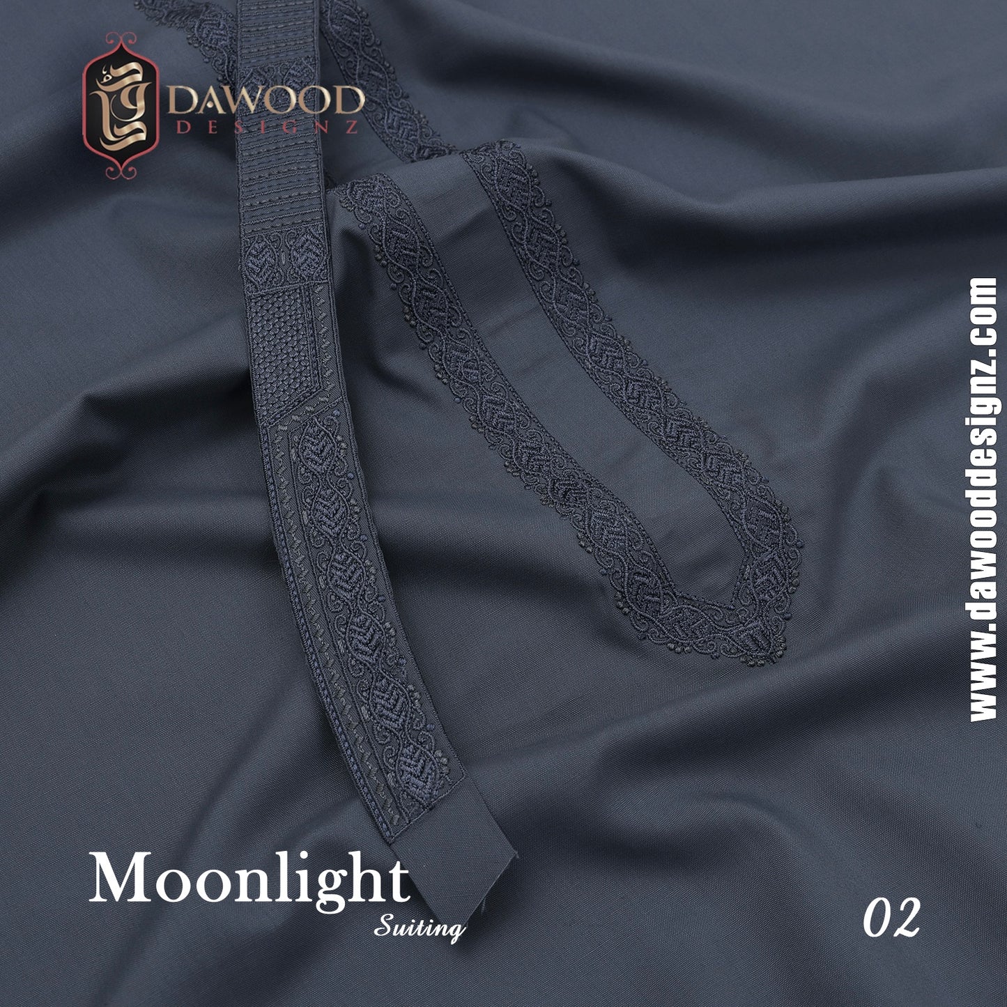 Moonlight Suiting (Summers Wash Wear Embroidered)