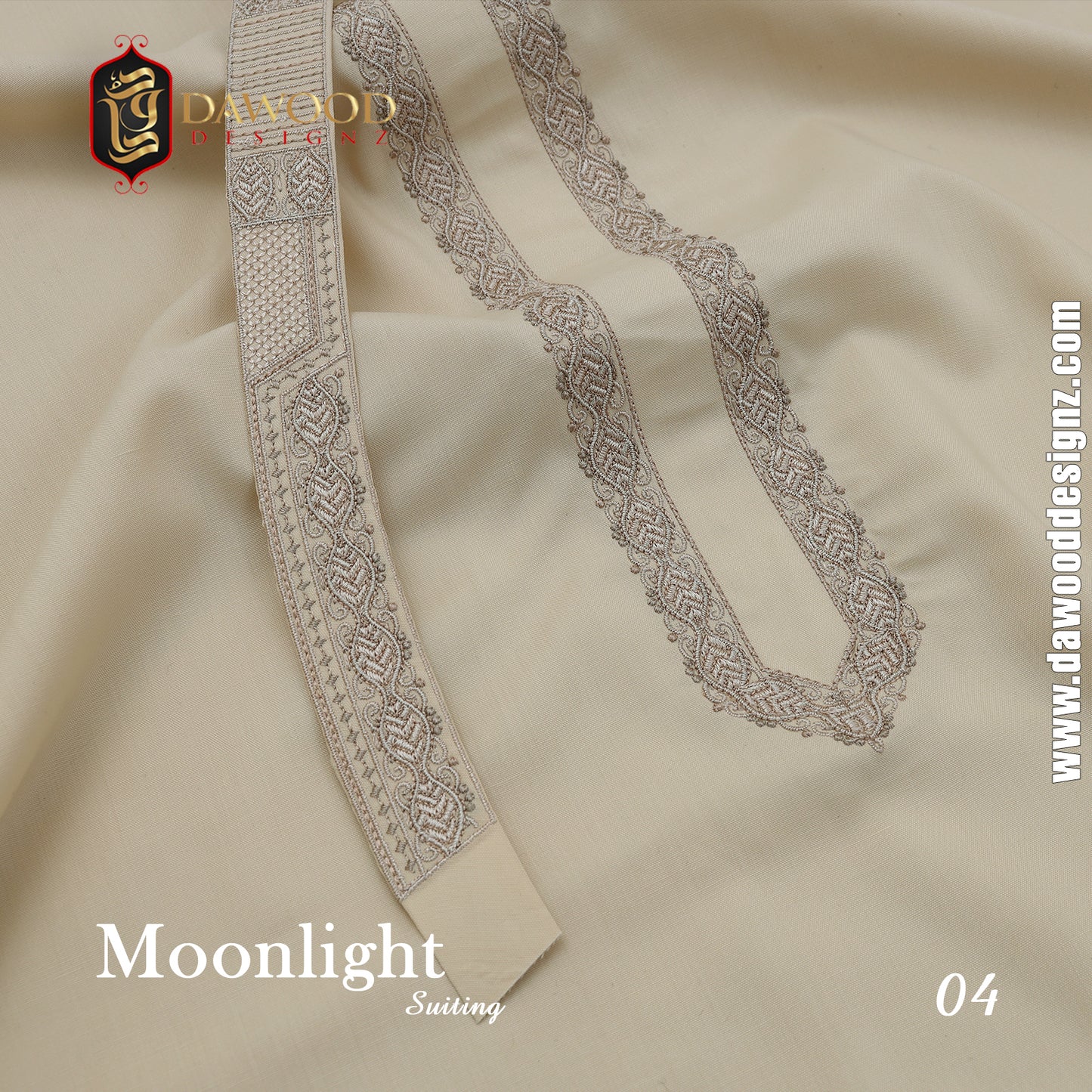 Moonlight Suiting (Summers Wash Wear Embroidered)