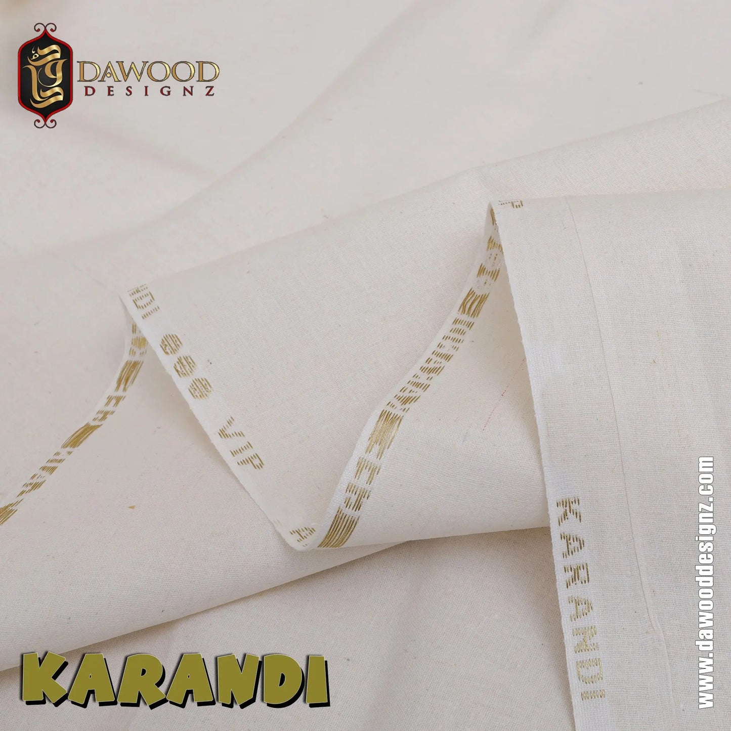 Original Karandi Off-White DawoodDesignzinternational