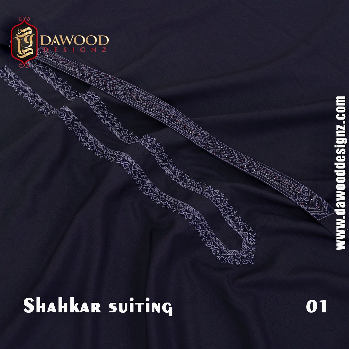 Shahkar Suiting (Summers Embroidered Wash Wear) D#2