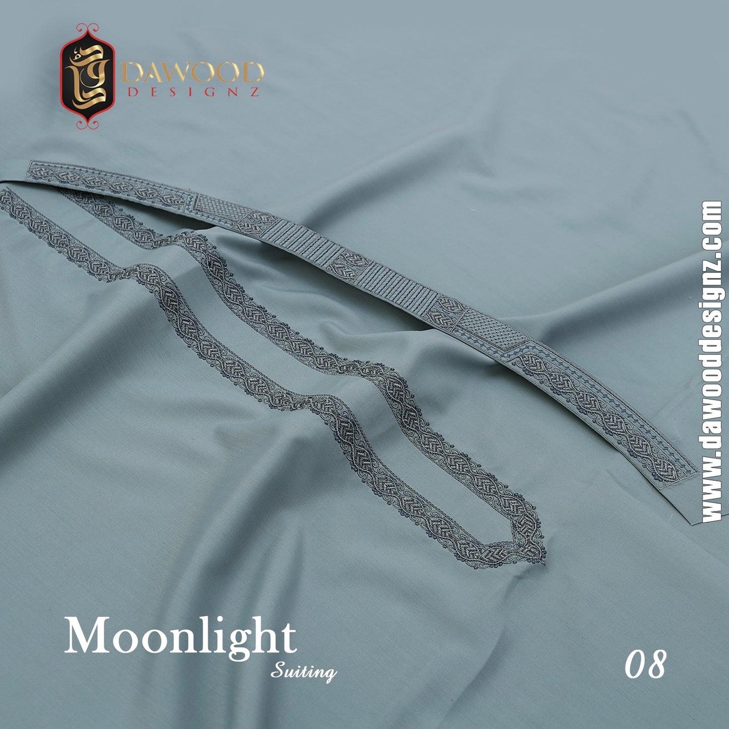 Moonlight Suiting (Summers Wash Wear Embroidered)