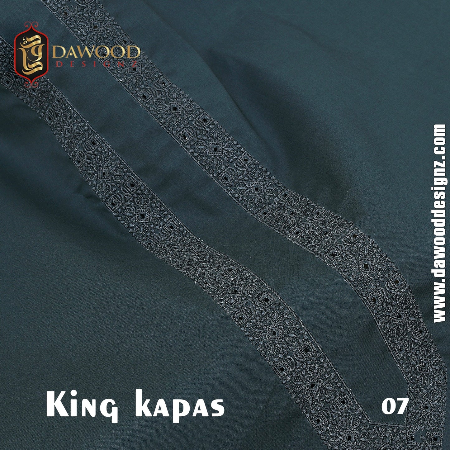 King Kapas Embroidered Cotton