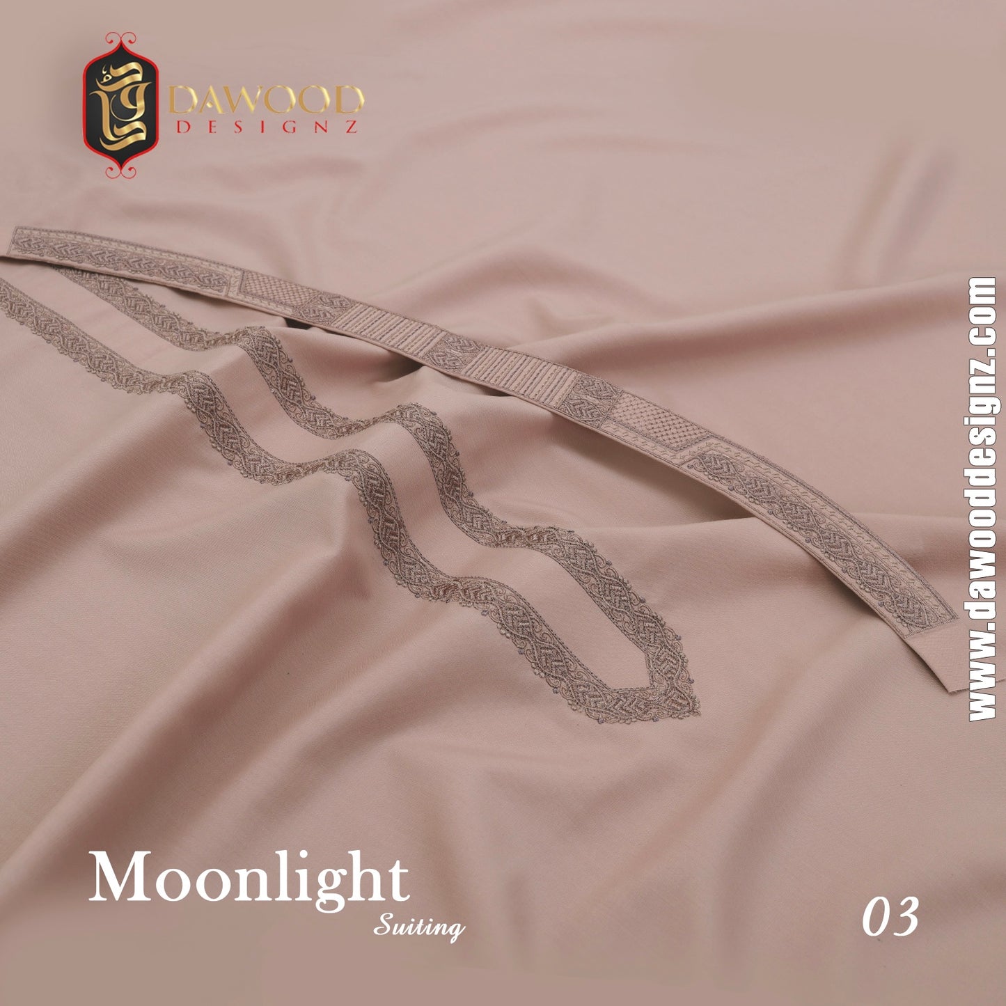 Moonlight Suiting (Summers Wash Wear Embroidered)