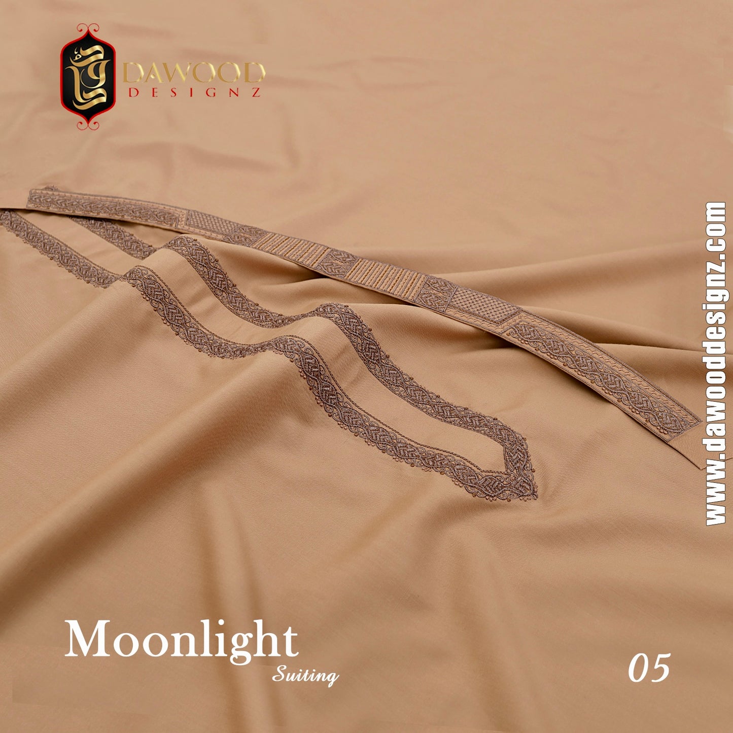 Moonlight Suiting (Summers Wash Wear Embroidered)