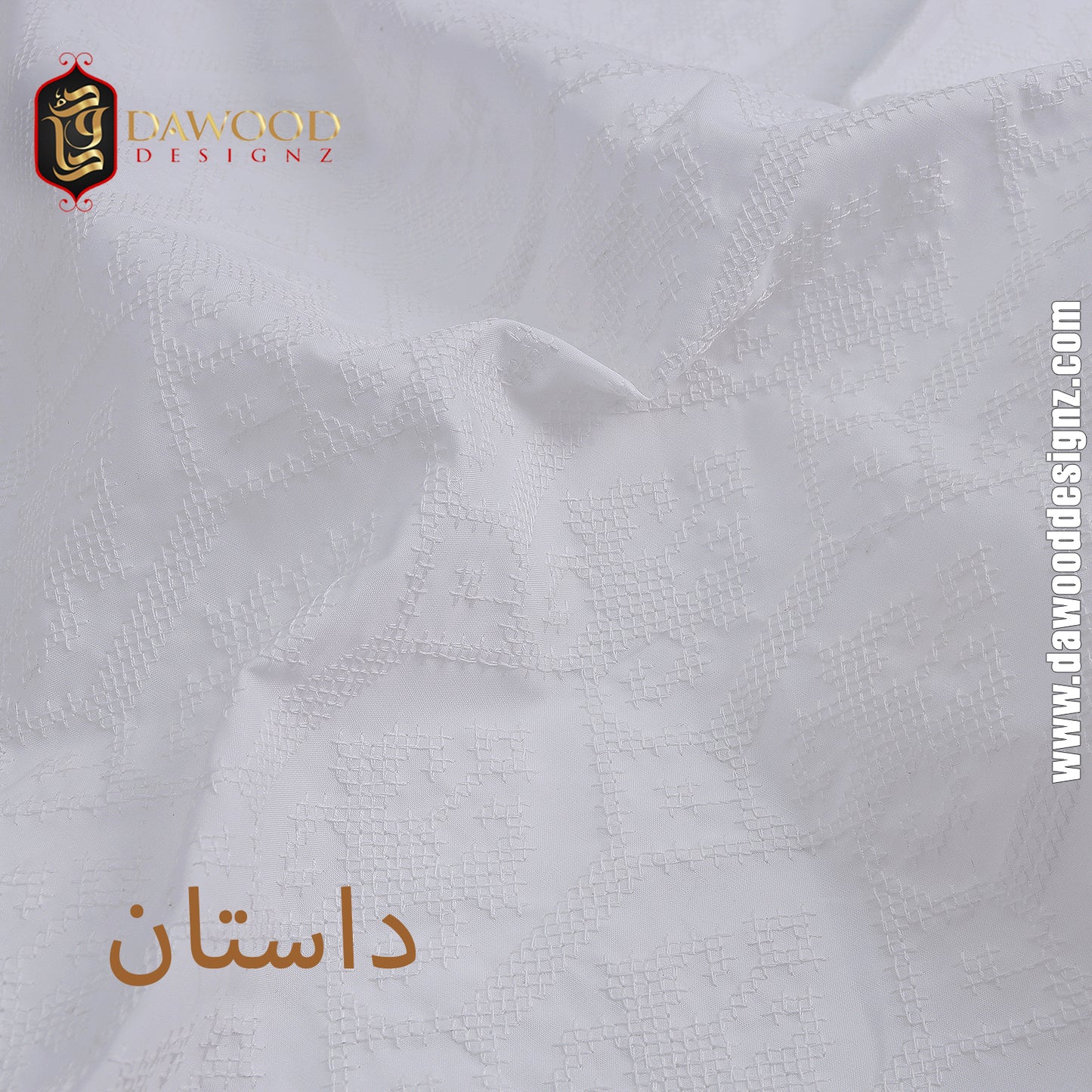 Dastaan Embroidered Cotton Off-White Series