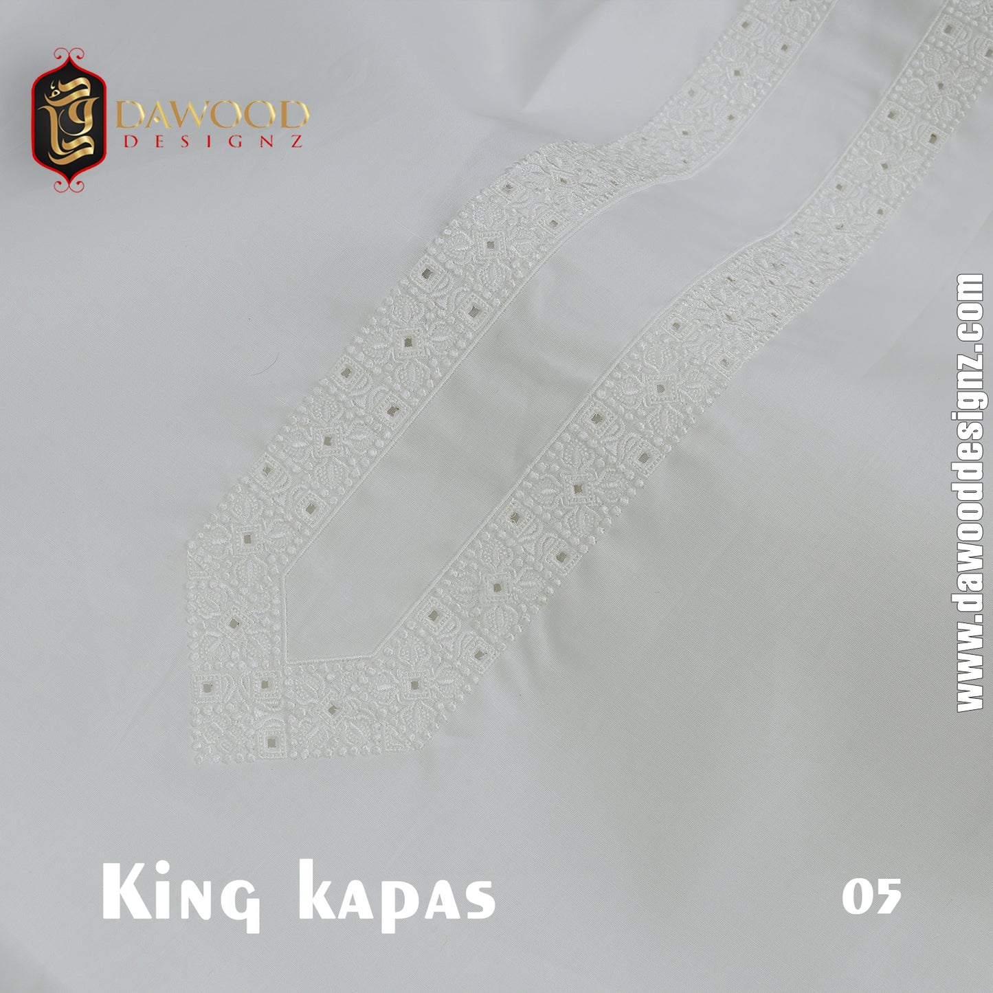 King Kapas Embroidered Cotton