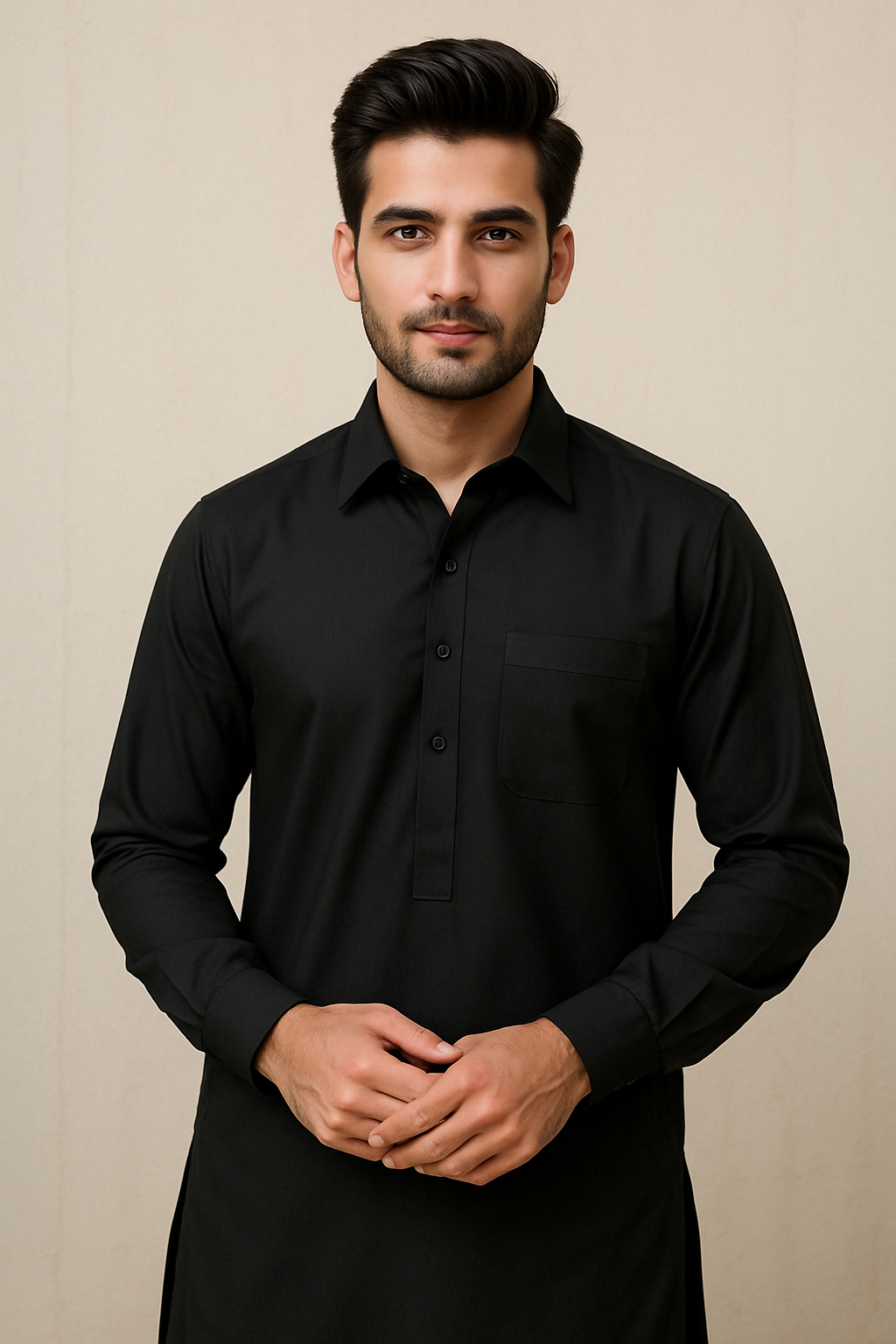 Kaju Suiting 10 Black
