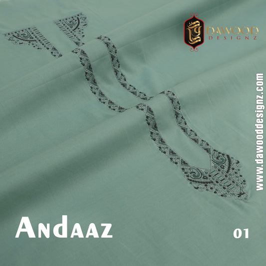 Andaaz (Soft Cotton Embroidered)
