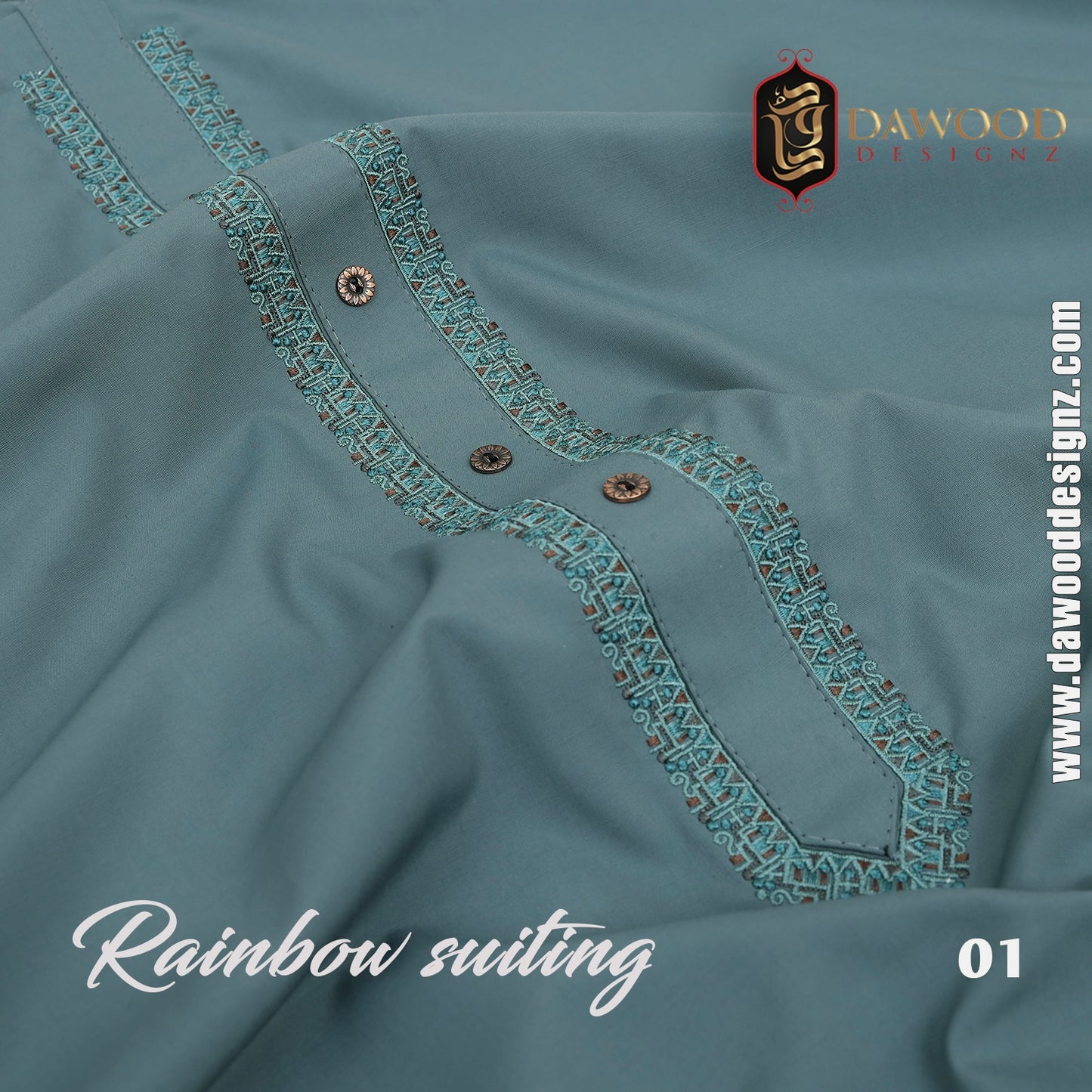 Rainbow Embroidered Wash Wear (Four Season)