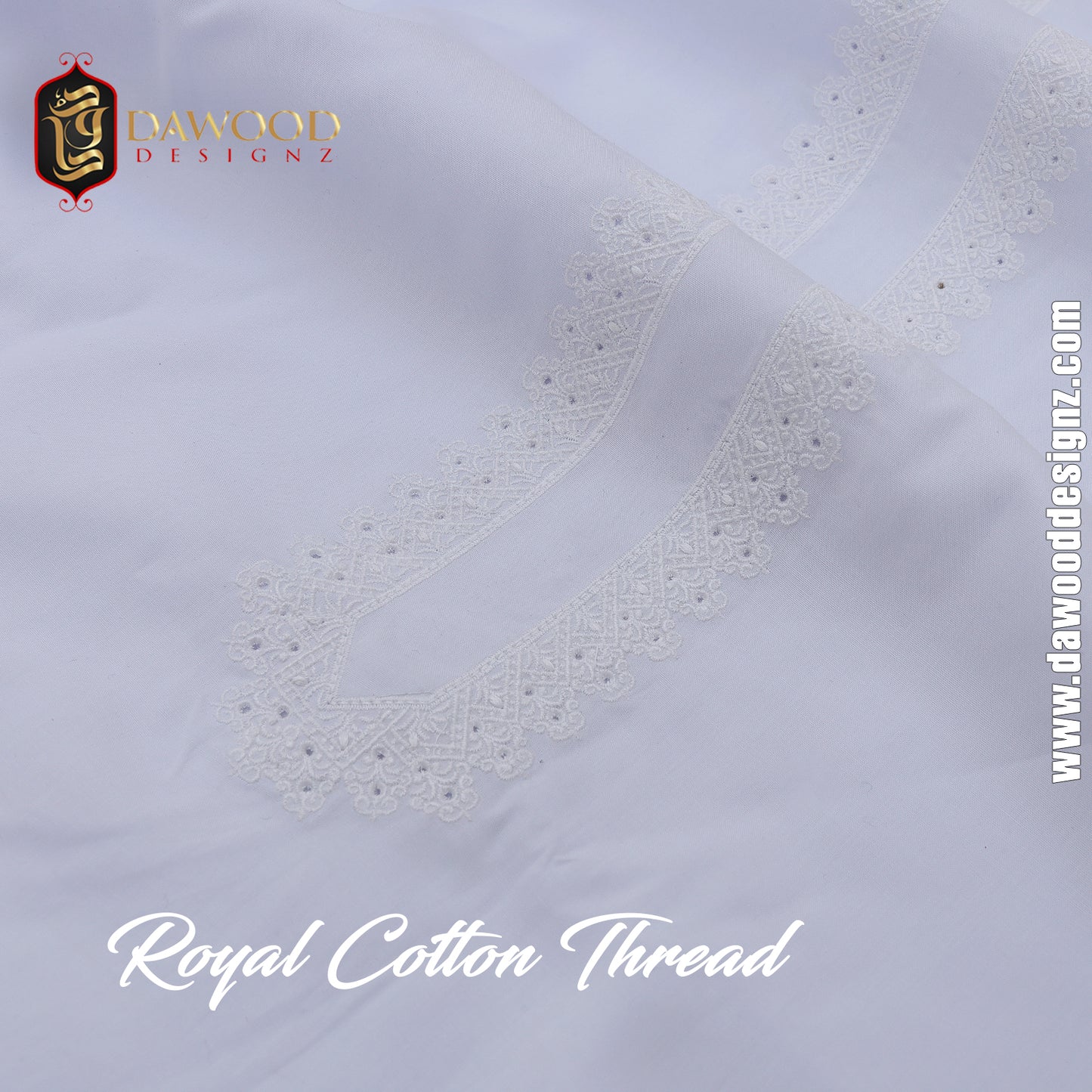 Royal Cotton Thread Embroidery Gala Design