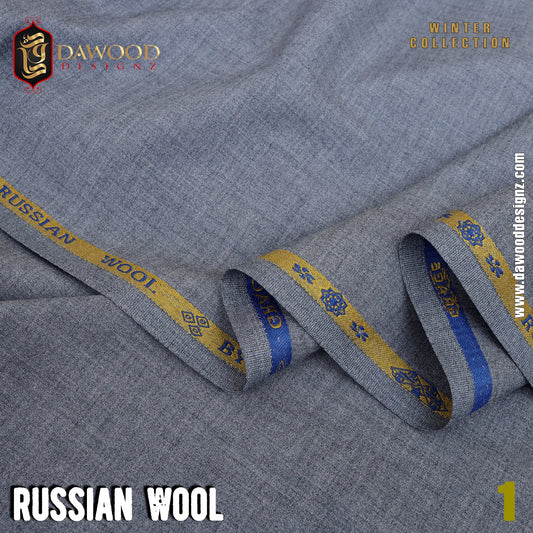 Russian Wool 01 Blueish Grey DawoodDesignzinternational