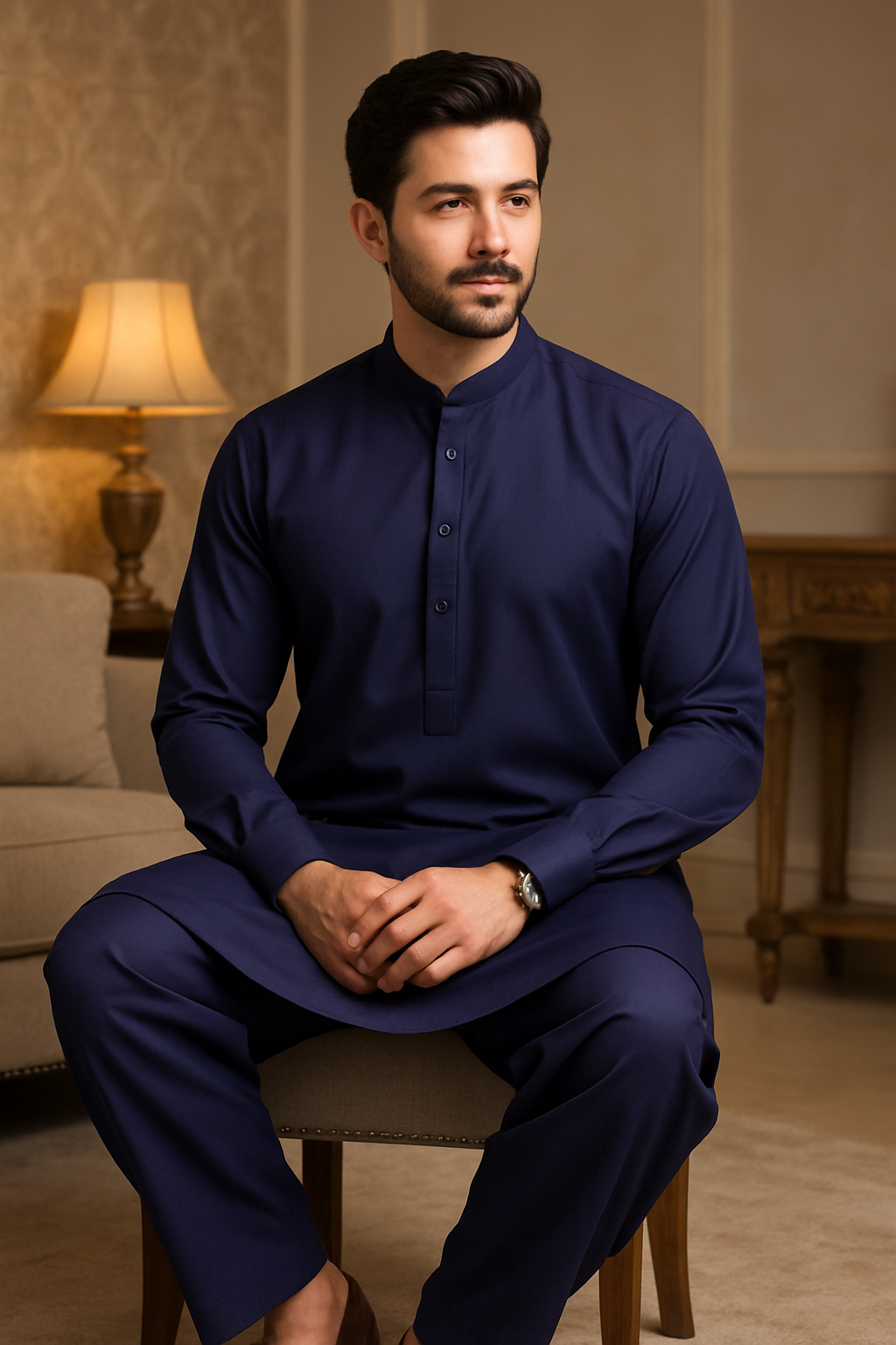 Golden Horn 09 Navy Blue