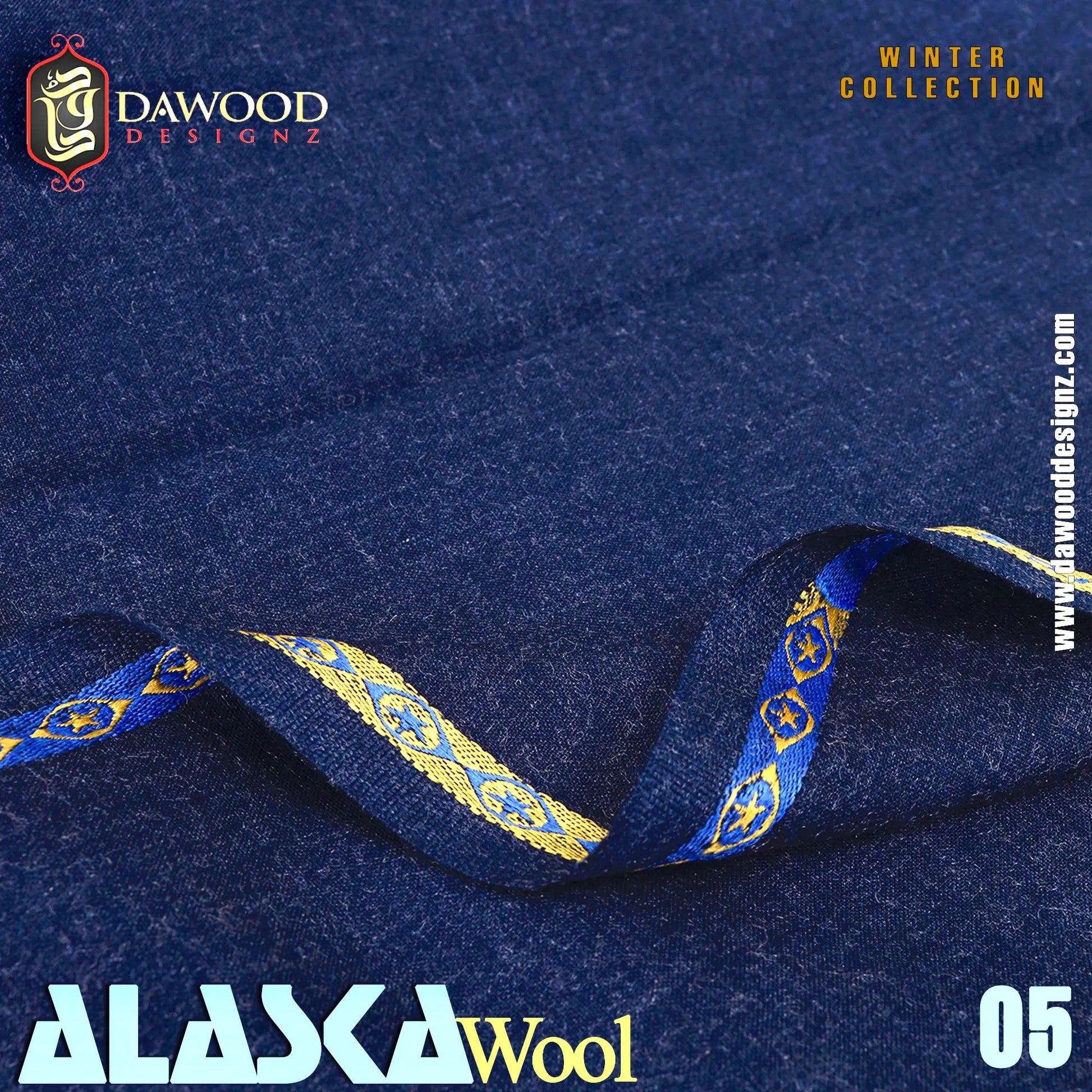 Alaska Wool 05 Blue DawoodDesignzinternational