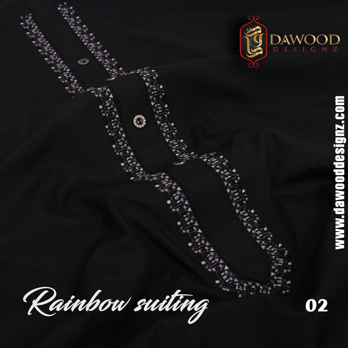 Rainbow Embroidered Wash Wear (Four Season)