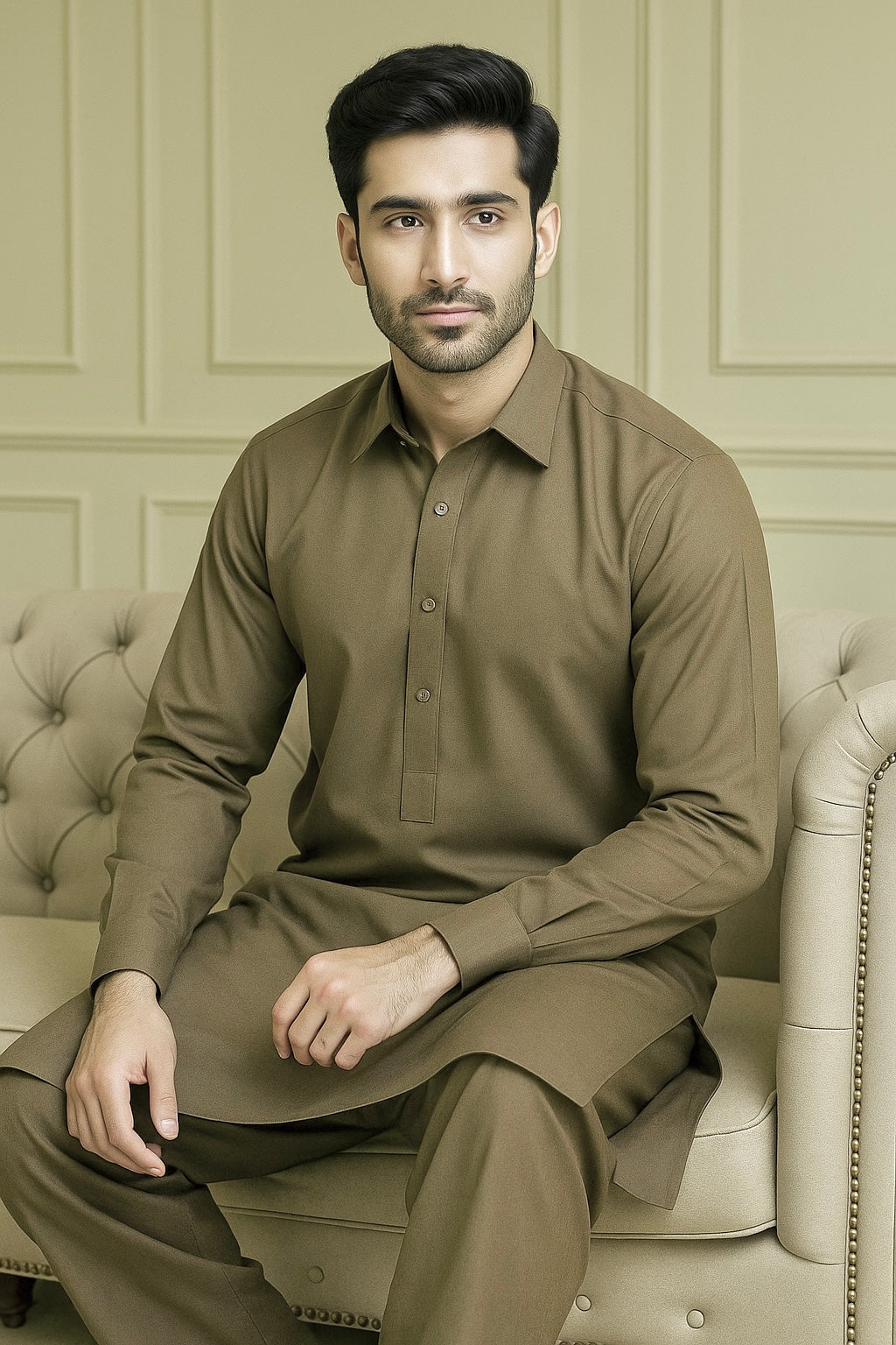 Golden Horn 03 Mehndi Brown