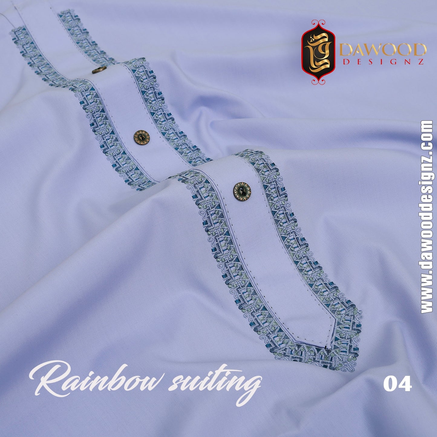 Rainbow Embroidered Wash Wear (Four Season)