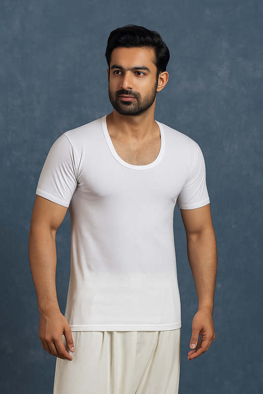 Men's Premium Cotton Vests Half Sleeve
