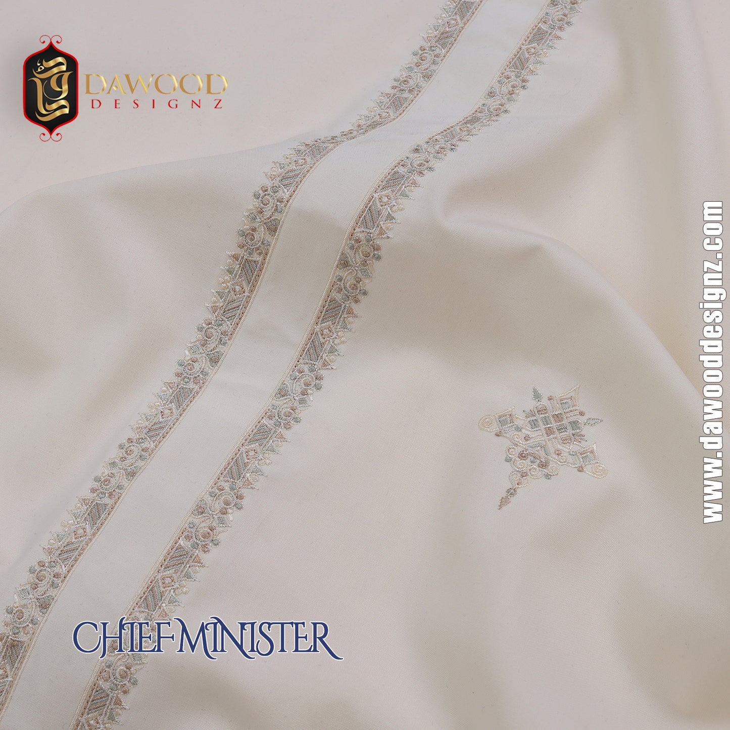 Chief Minister- Wash Wear Embroidered Collection