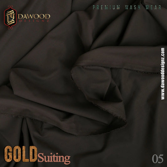 Gold Suiting 05 Brown DawoodDesignzinternational