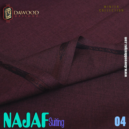 Najaf 04 Maroon DawoodDesignzinternational