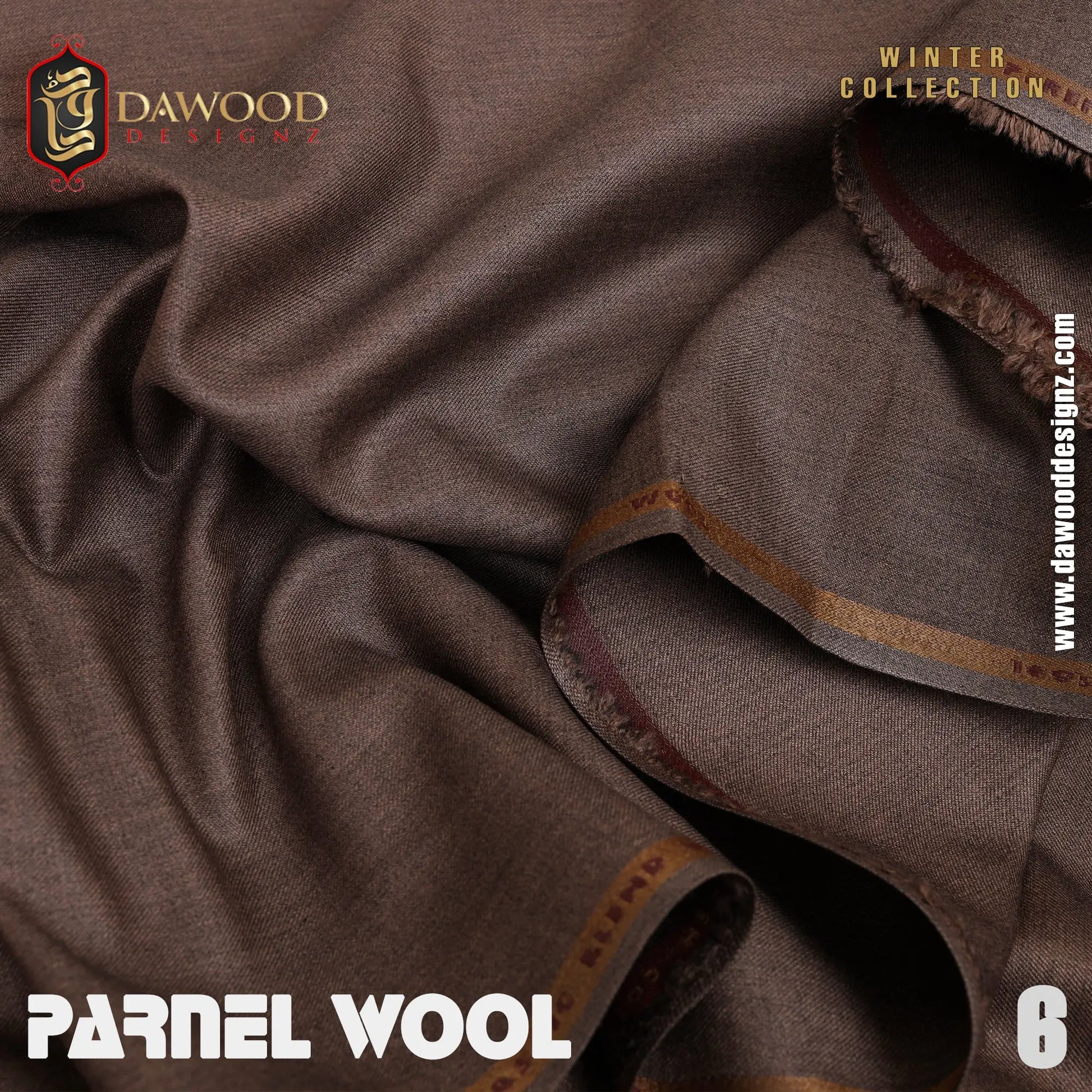 Parnel Wool 06 Brown DawoodDesignzinternational