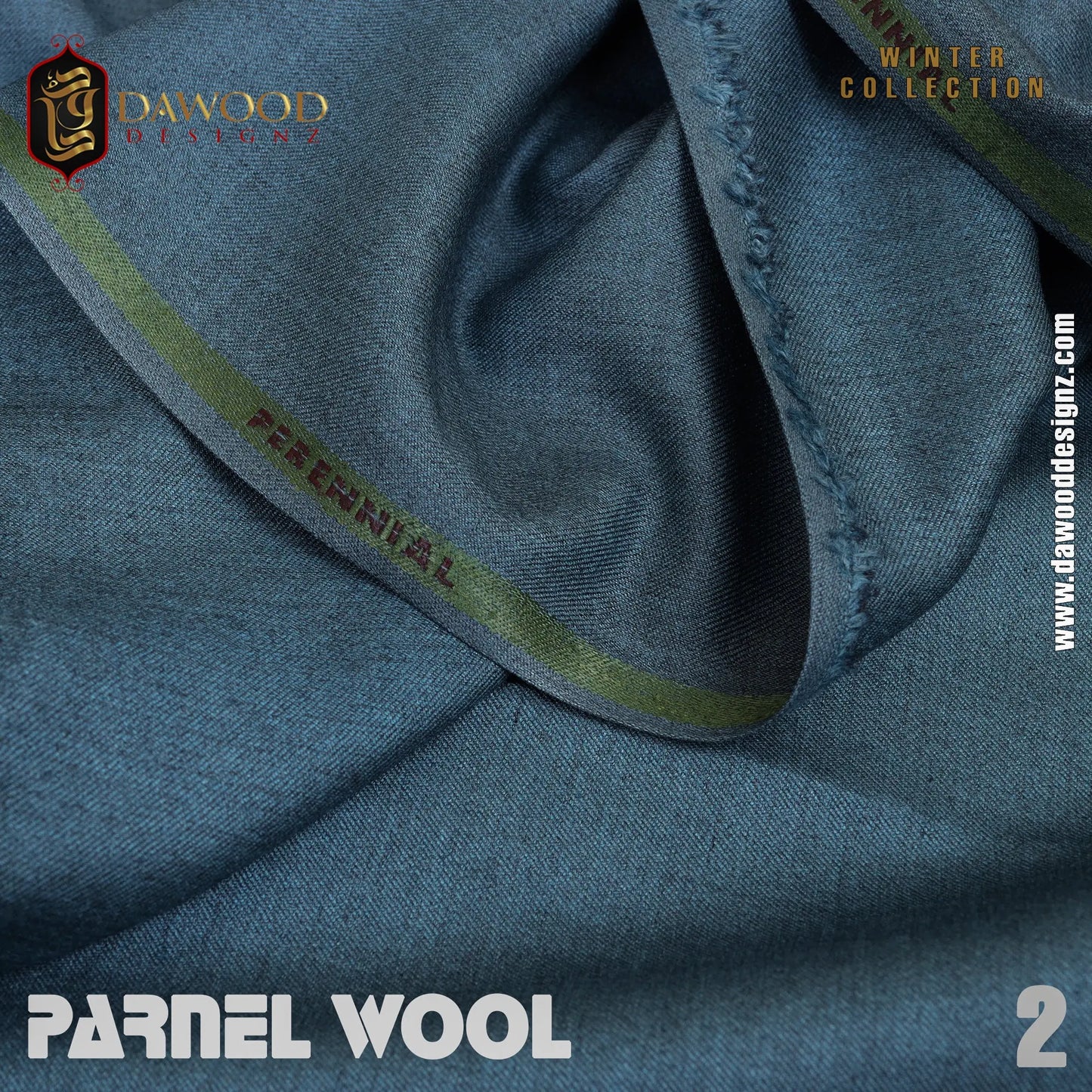 Parnel Wool 02 Sea Green DawoodDesignzinternational