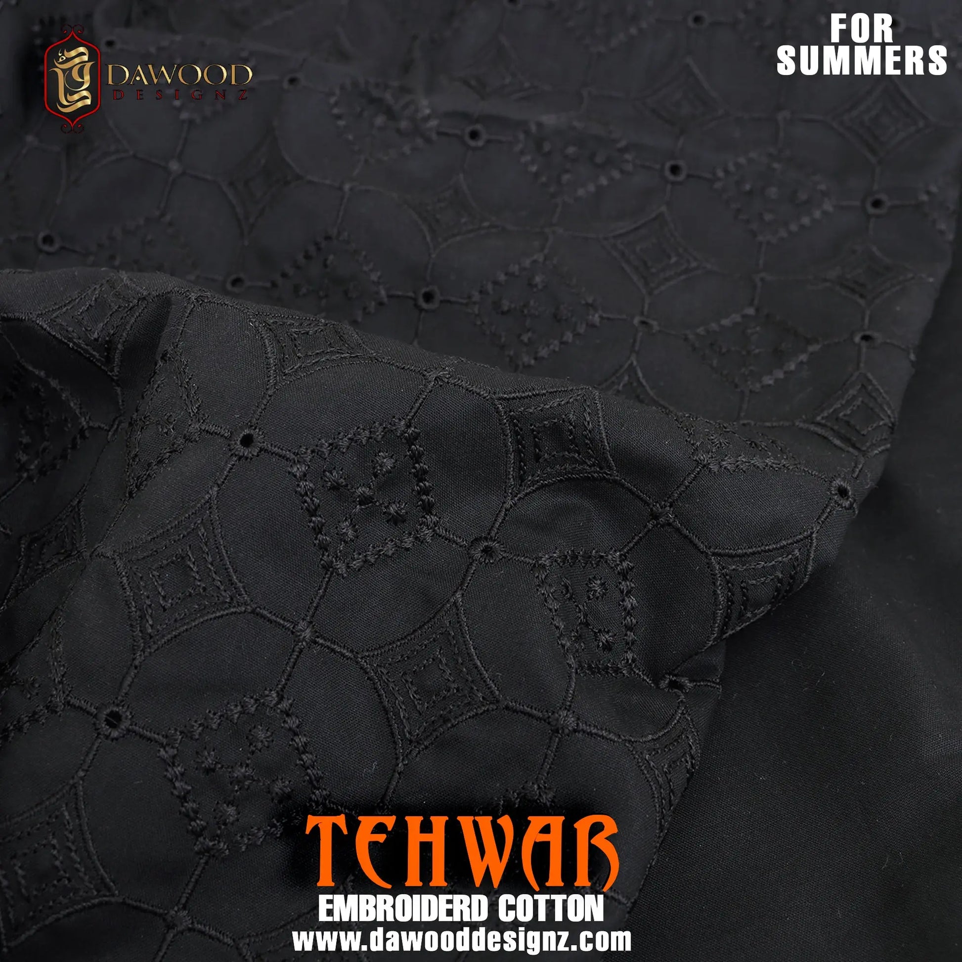 Tehwar Cotton Embroidery DawoodDesignzinternational