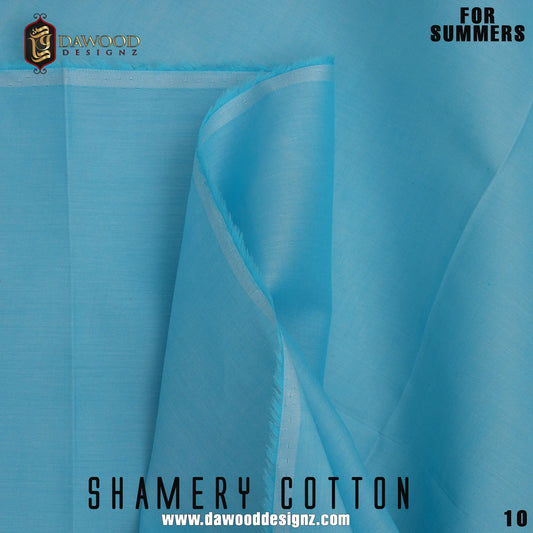 Shamery Cotton Light Ferozy DawoodDesignzinternational