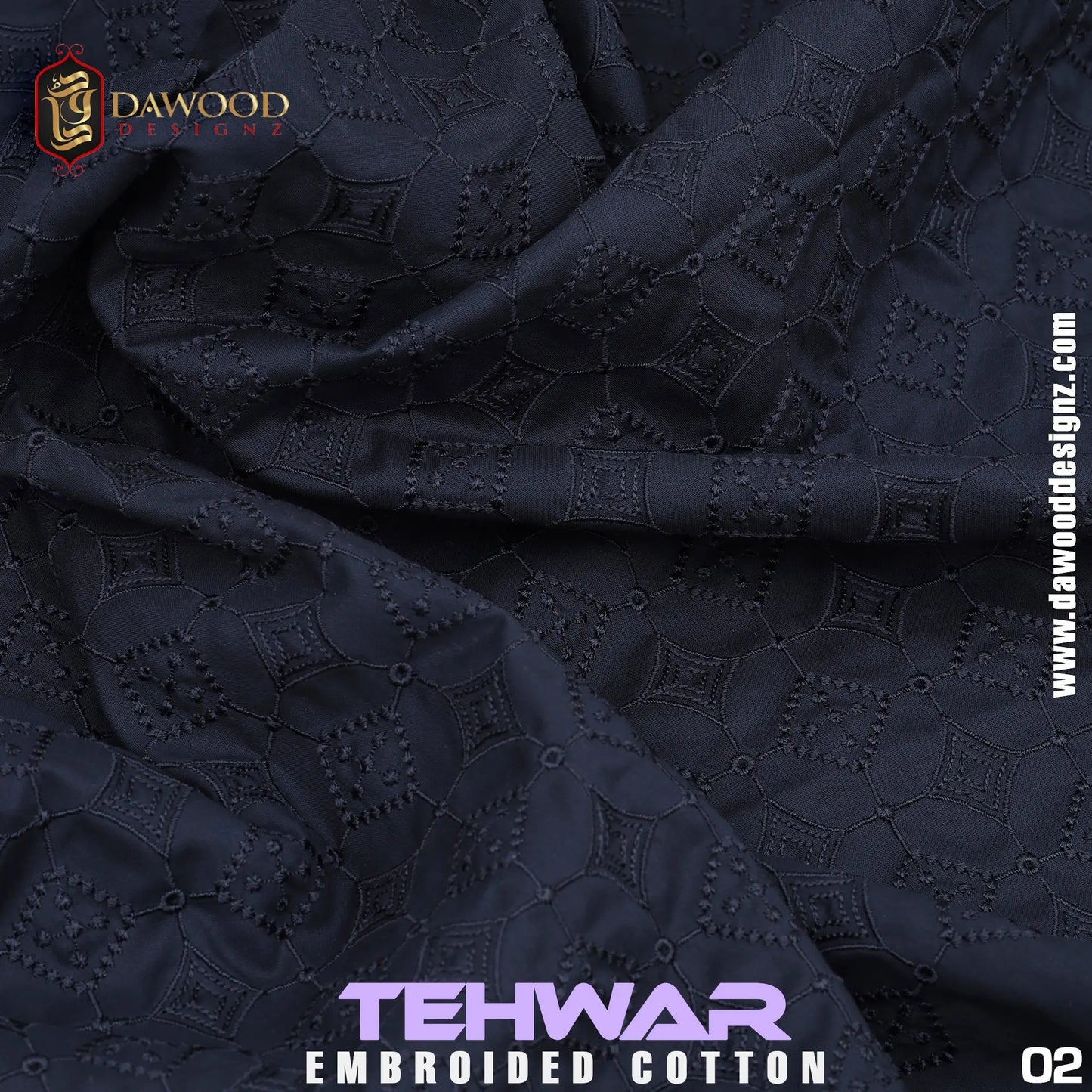 Tehwar Cotton Embroidery DawoodDesignzinternational