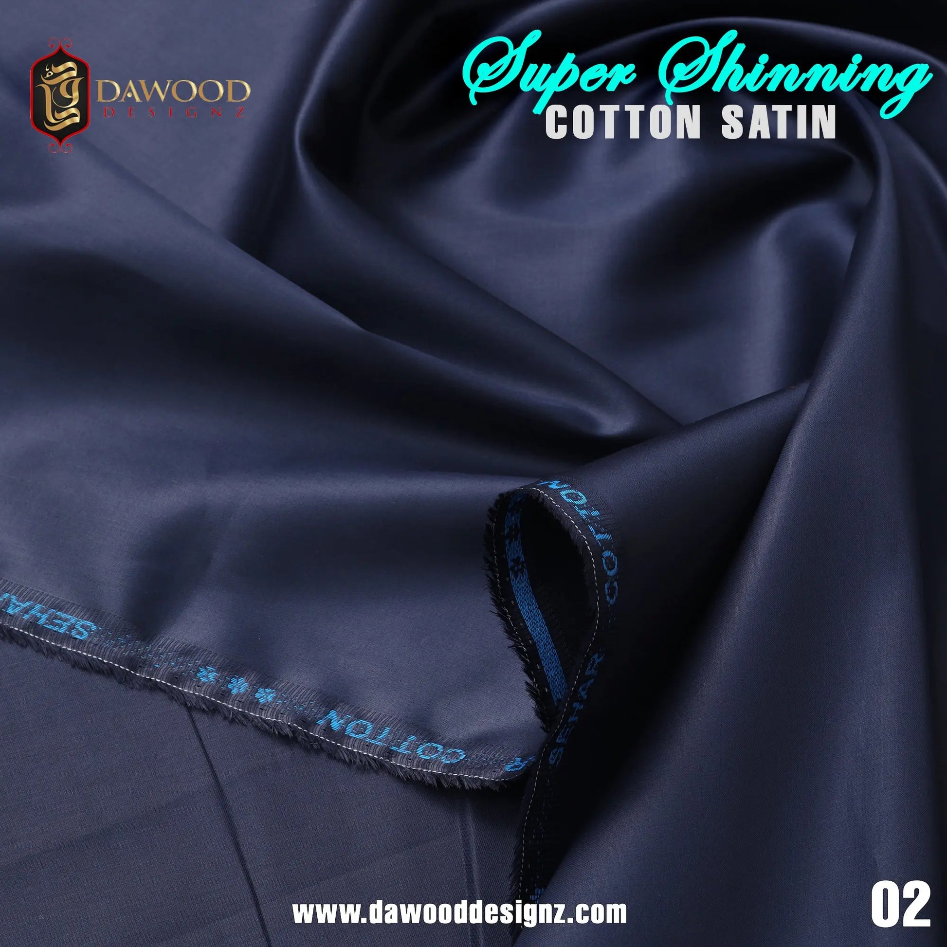 Super Shinning Cotton Satin 02 DawoodDesignzinternational