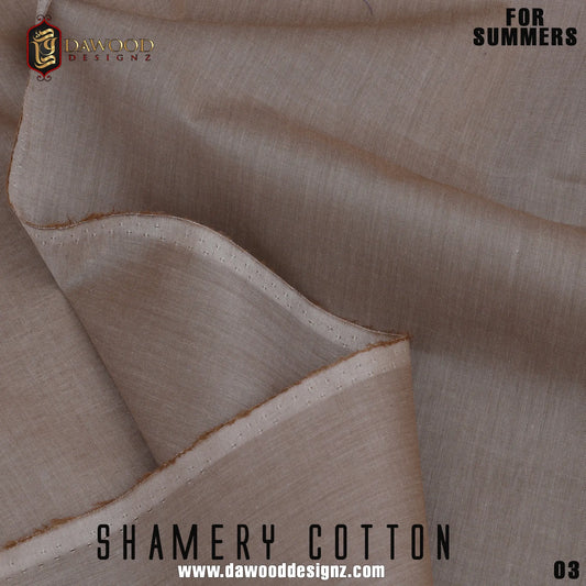 Shamery Cotton Light Brown DawoodDesignzinternational