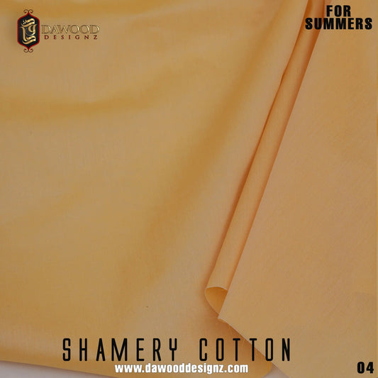 Shamery Cotton Yellow DawoodDesignzinternational