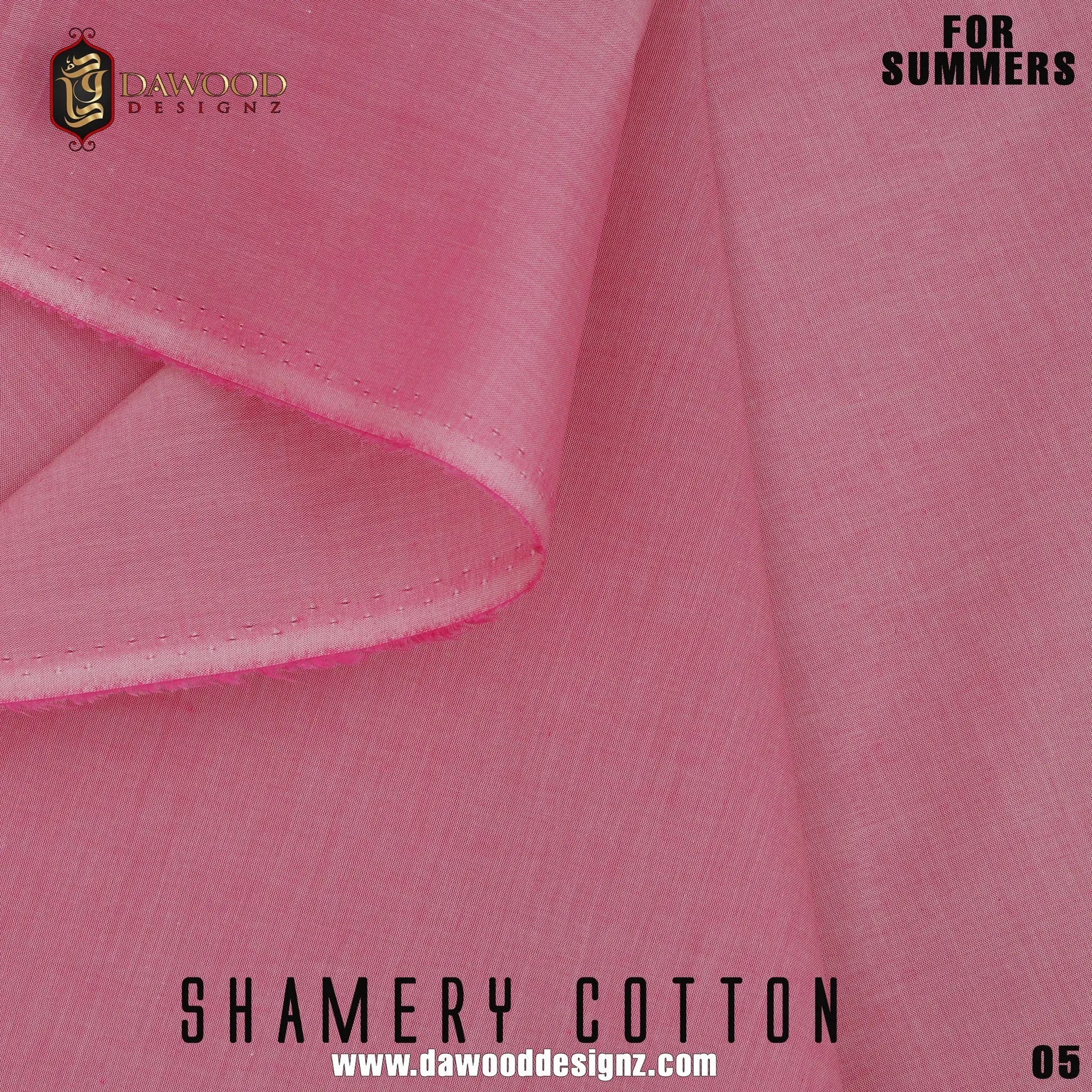 Shamery Cotton Pink DawoodDesignzinternational