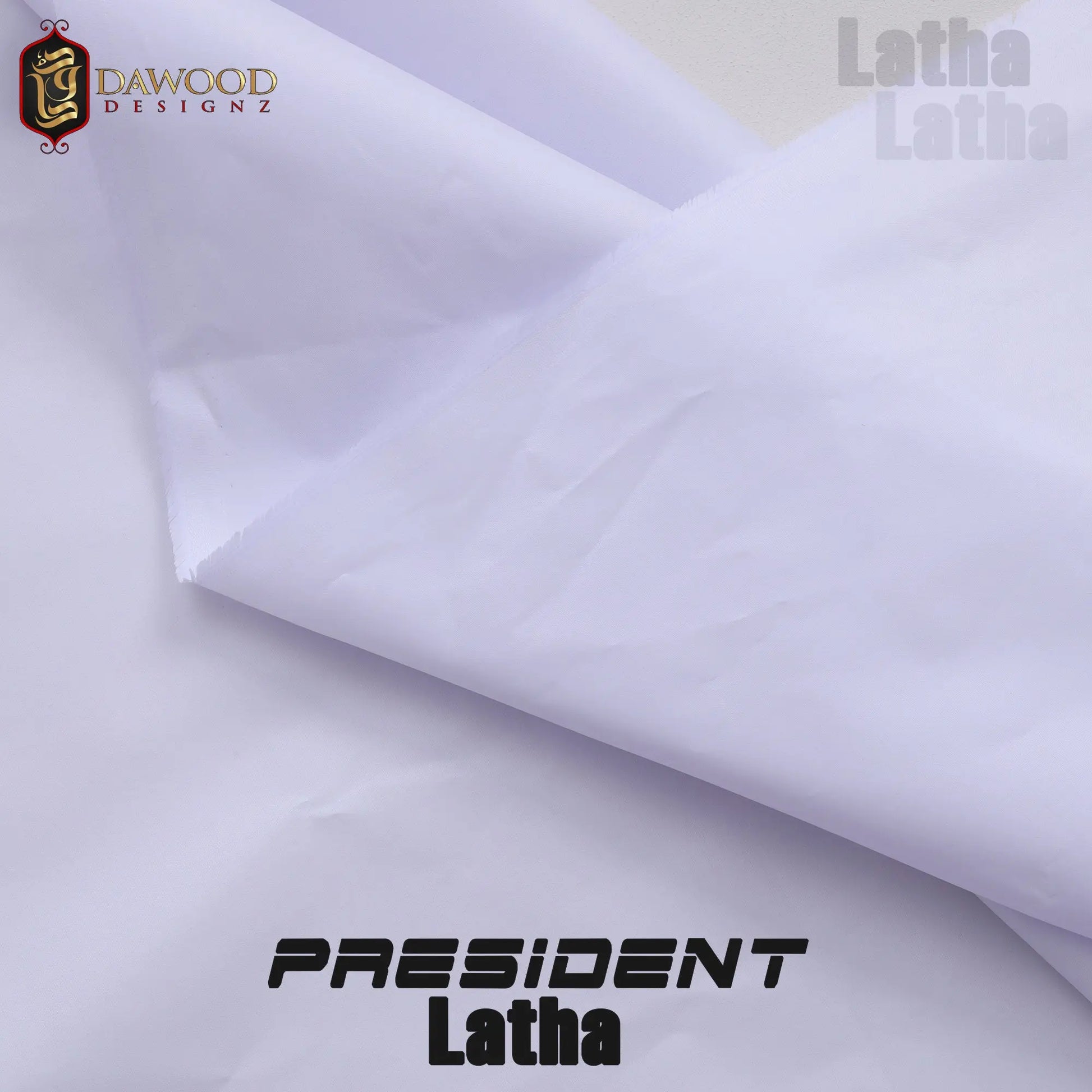 President Latha (Stiff Finish) DawoodDesignzinternational