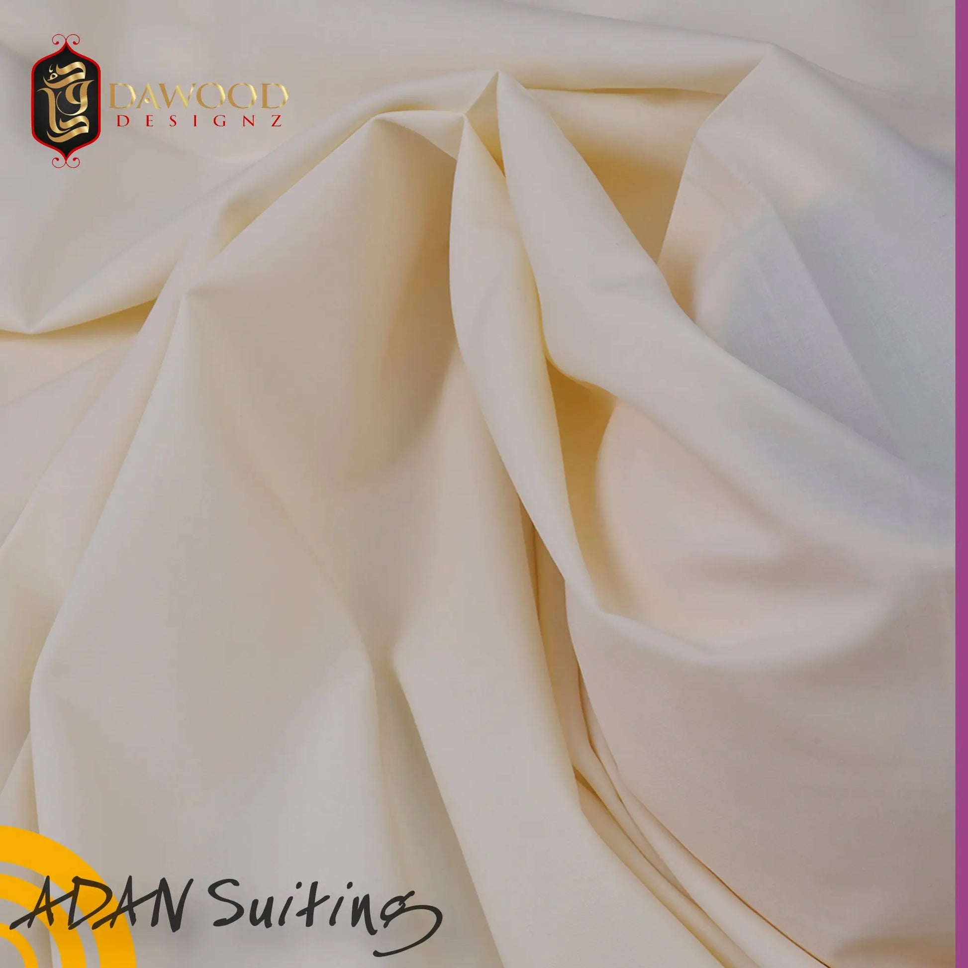 Adan Suiting Cream DawoodDesignzinternational